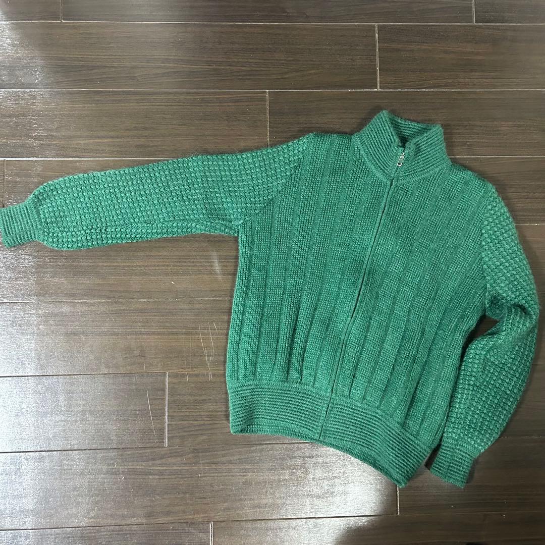 トップス 90s GUCCI zip up mohair knit