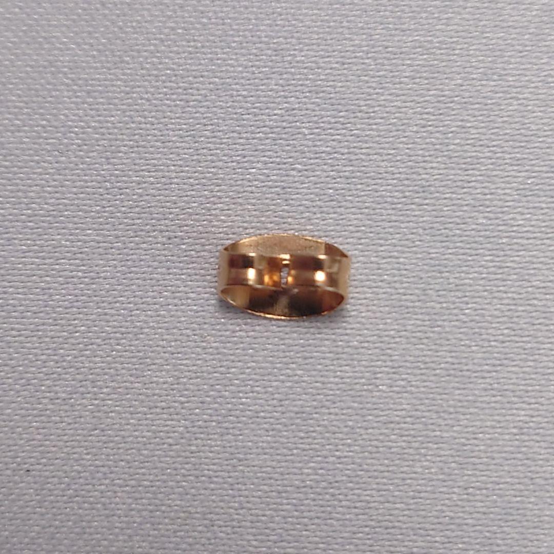 【希少】ティファニー K18 スクエア フープ ピアス 片耳用 5782