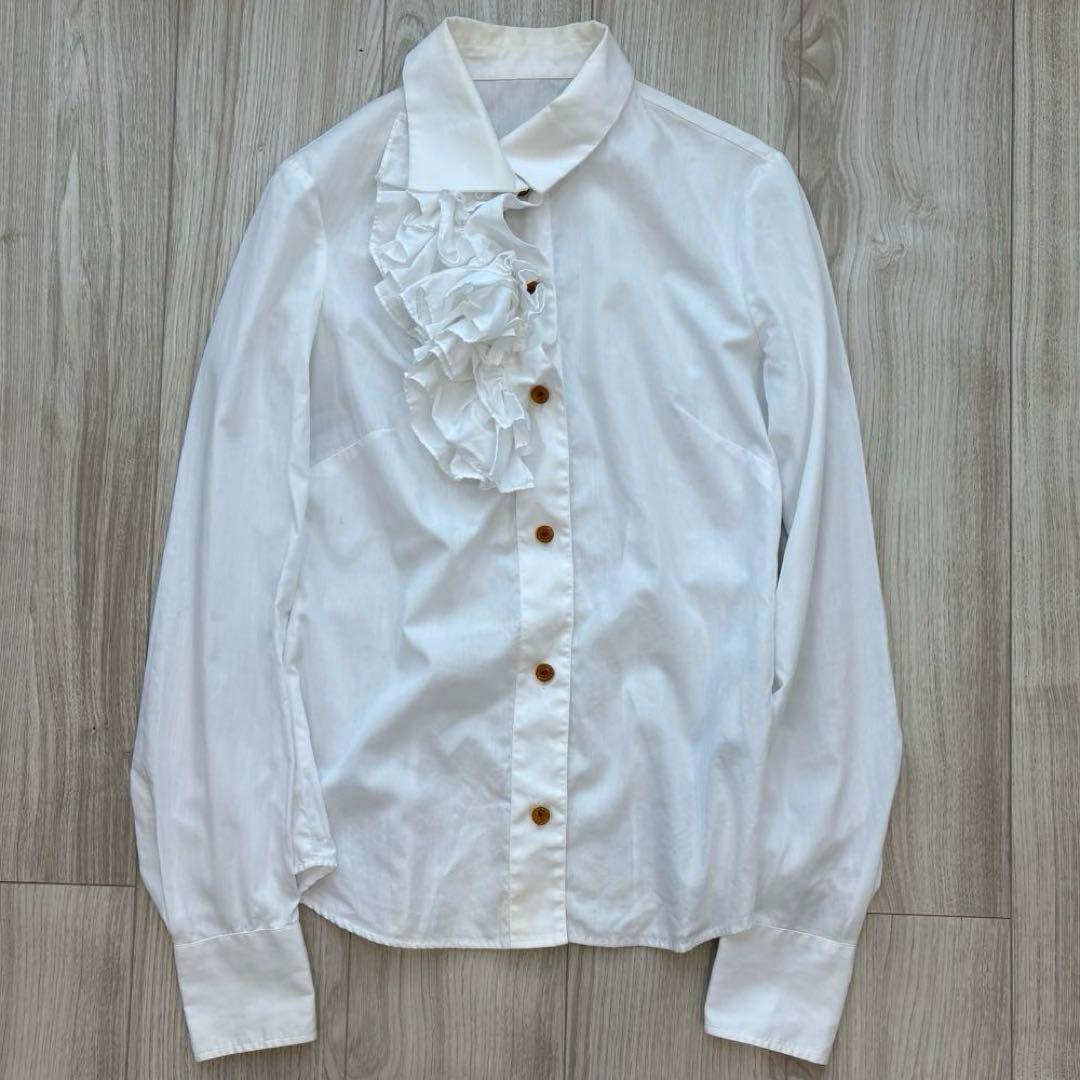 Vivienne Westwood RED LABEL 長袖シャツ フリル M