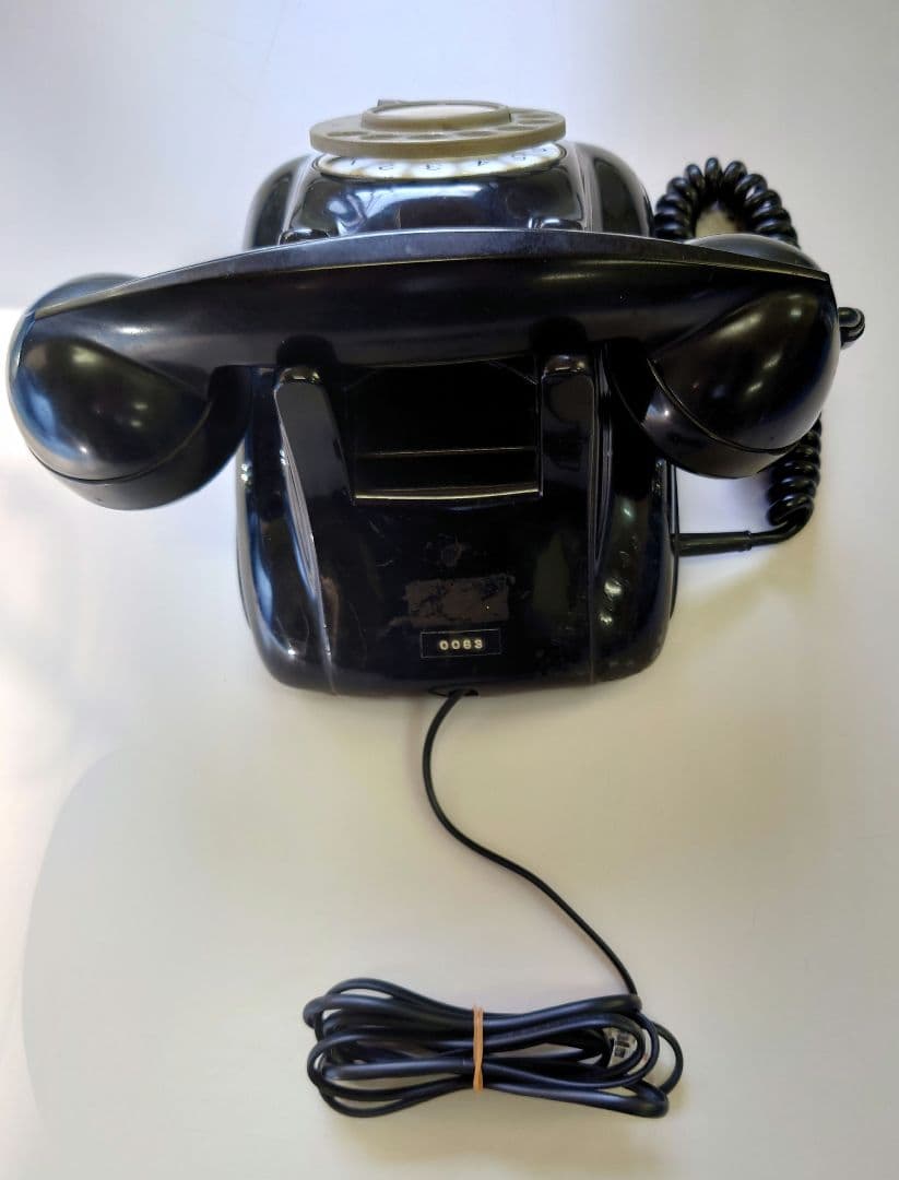 黒電話　4号Ｃ共電式　昭和　レトロ　ビンテージ　インダストリアル　アンティーク