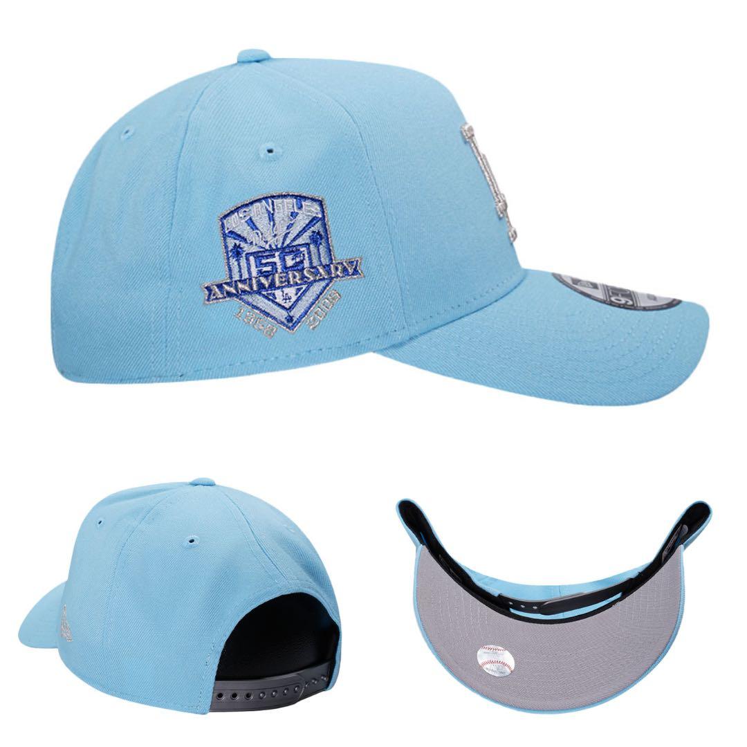 【海外限定】ニューエラ ロサンゼルスドジャース 9FORTY Aフレーム スカイ