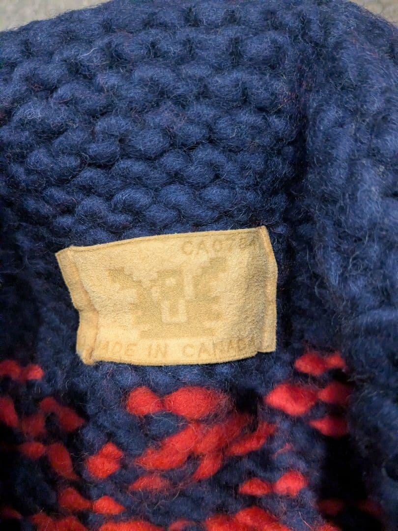 【新品/未使用】本場カナダ輸入/カウチングセーター・アウター46サイズ