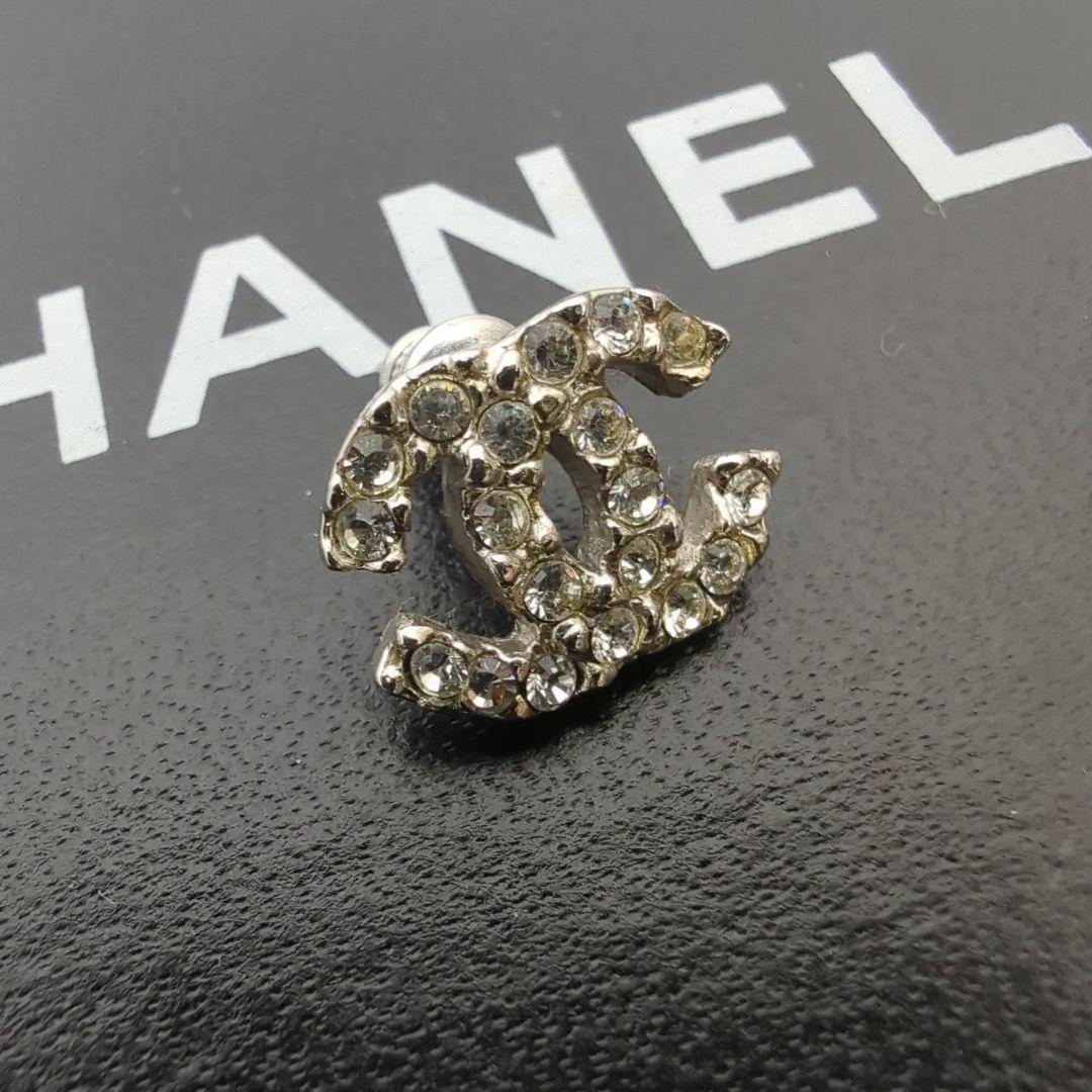 【正規品】CHANEL シャネル ココマーク ラインストーン ピアス 片方のみ