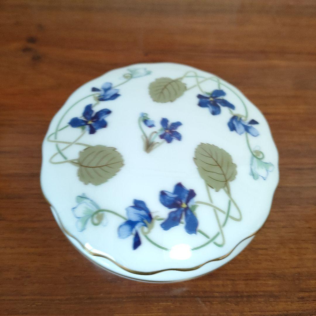 HAVILANDアビランド アンペラトリスユージェニー スクエアプレート小物入れ