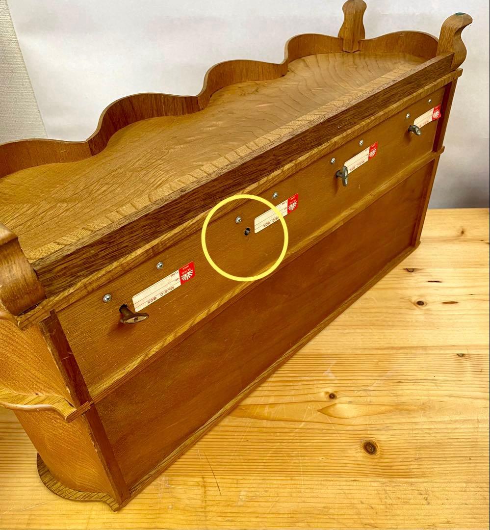 オールドSEIKO製 曲げ木 ジュエリーケース オルゴール MUSIC BOX