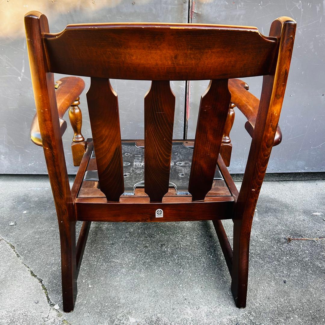 【美品】白川家具　飛騨高山　一人がけチェア　高級