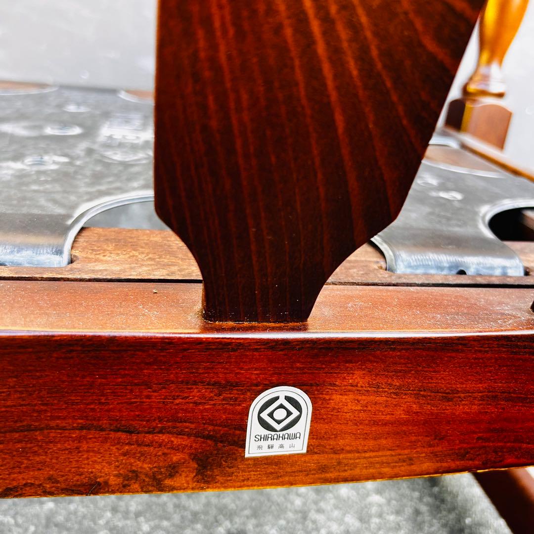 【美品】白川家具　飛騨高山　一人がけチェア　高級