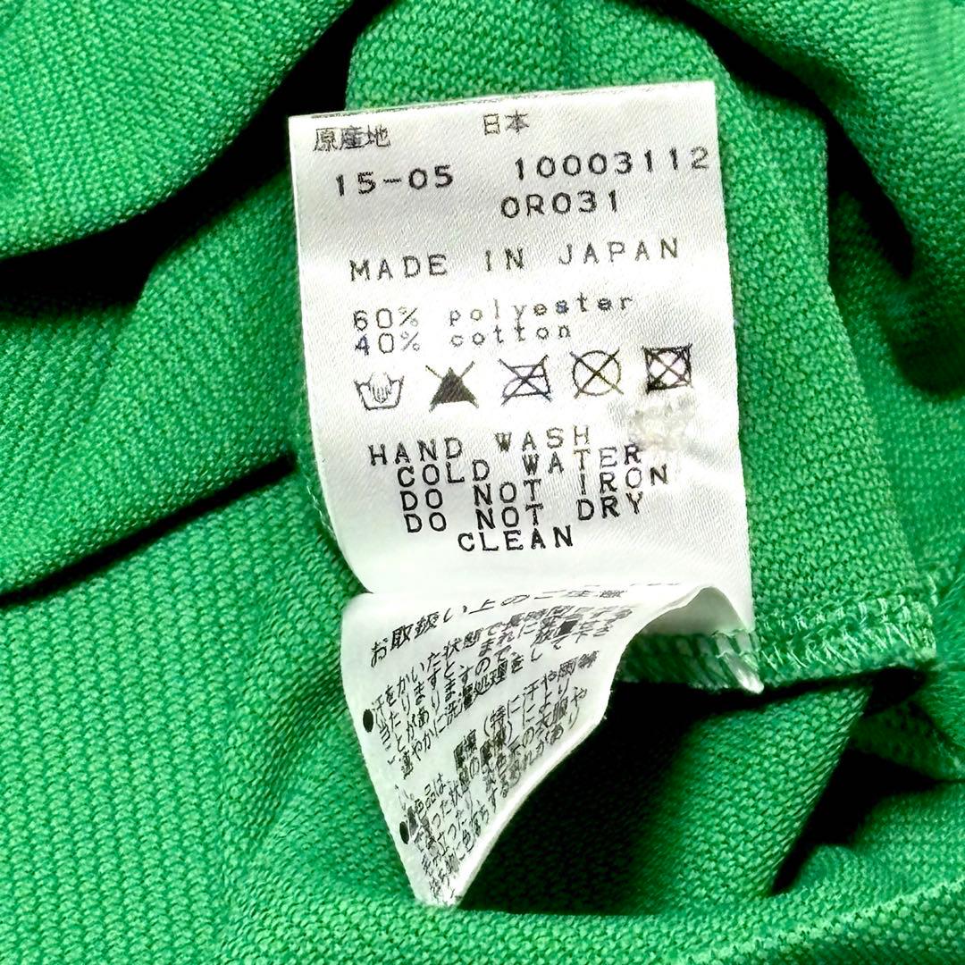 【極美品】パーリーゲイツ　半袖ポロシャツ　ロゴ　ゴルフ グリーン　M