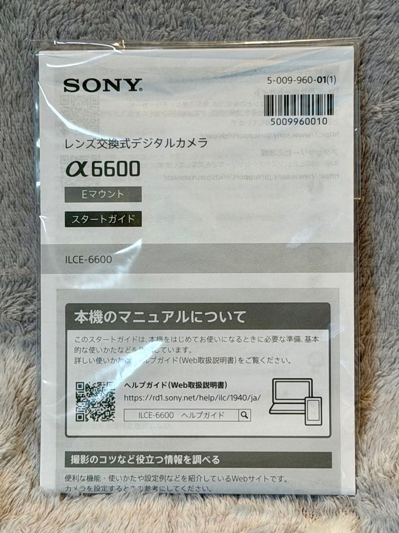 SONY α6600 ミラーレス一眼 本体・付属品一式 元箱付 中古美品