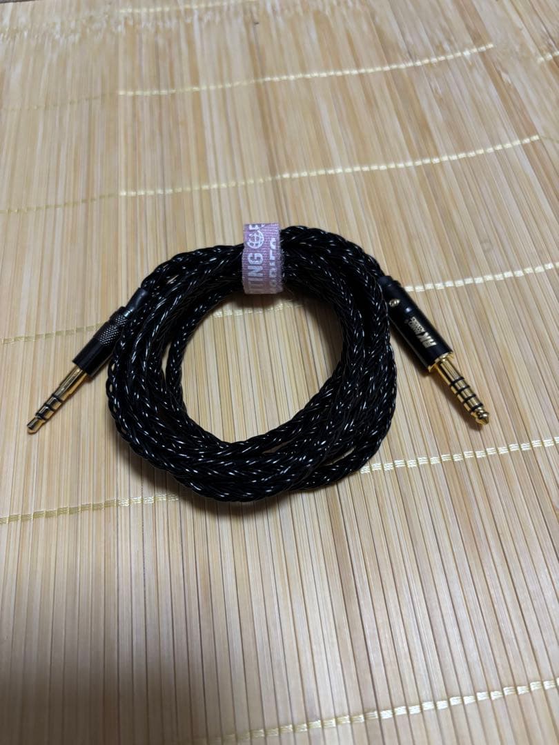 PIONEER SE-MHR5と16芯 OCC銀メッキ黒 バランスケーブル