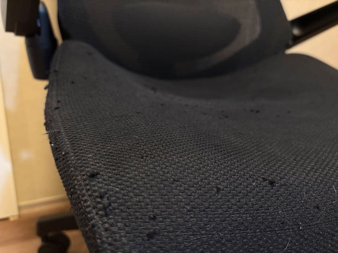 イトーキ アクトチェア ブラック+座面カバー付