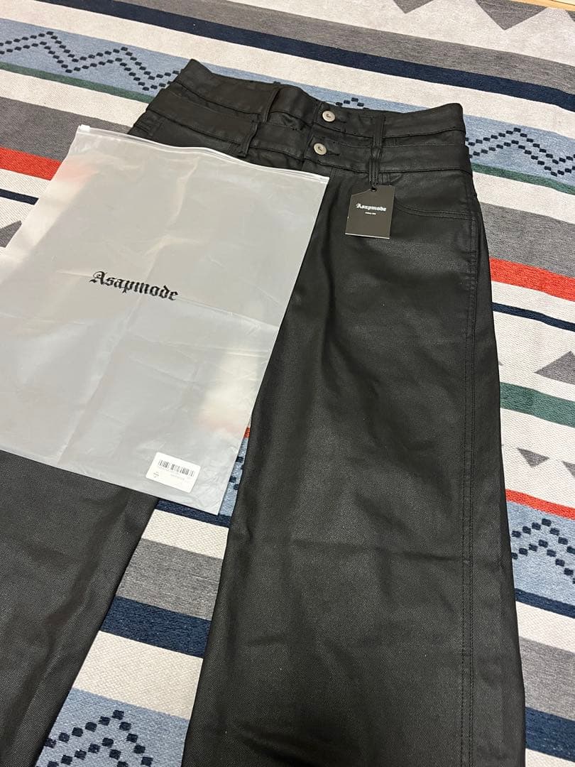 Asapmode Waxed Stacked Pants コーティング新品未使用