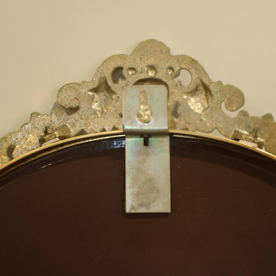 アンティーク調 ウォールミラー 壁掛け鏡 エレガント クラシカル ロココ調