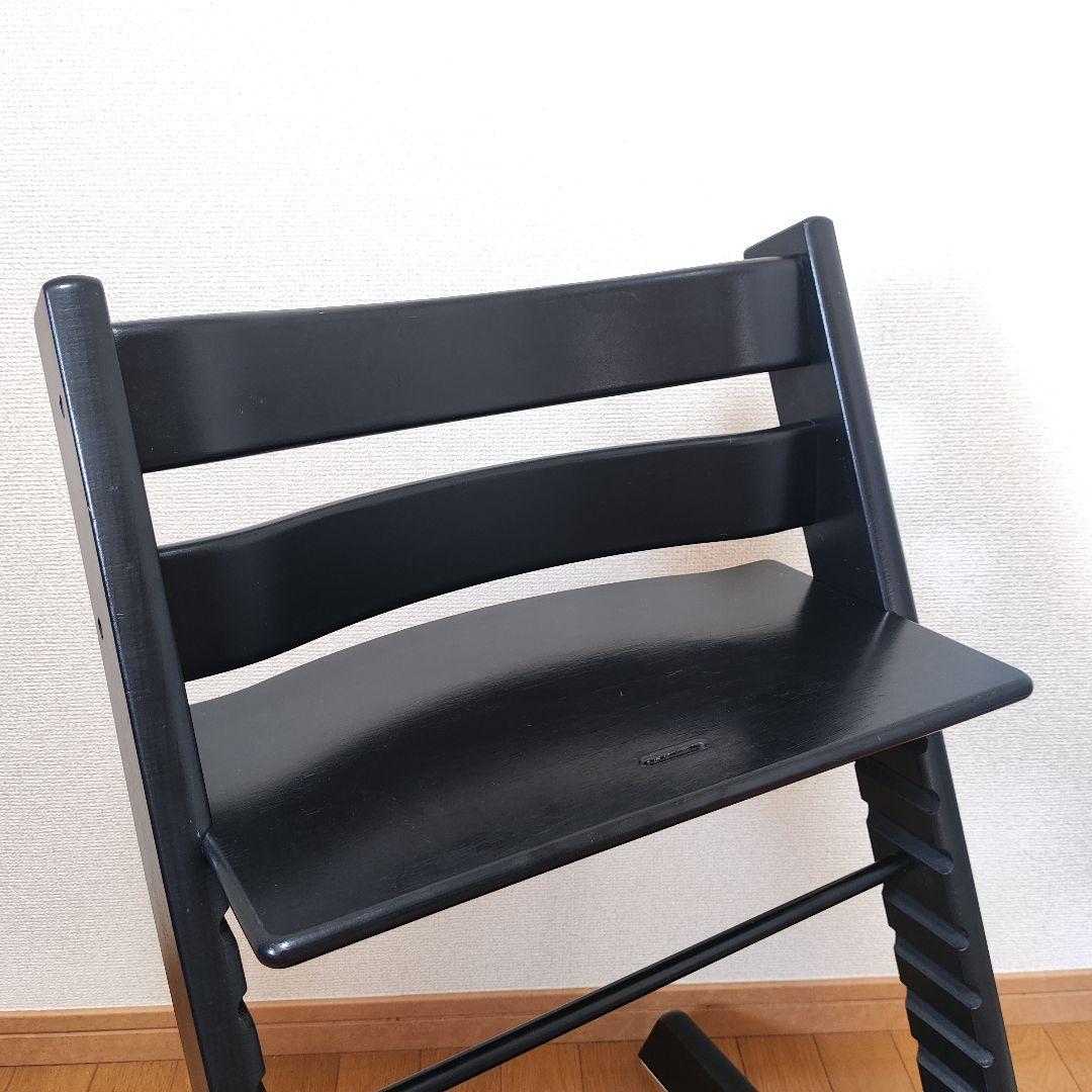 【極美品】STOKKE No.4トリップトラップ ブラック 黒