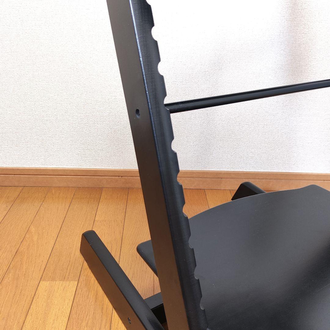 【極美品】STOKKE No.4トリップトラップ ブラック 黒