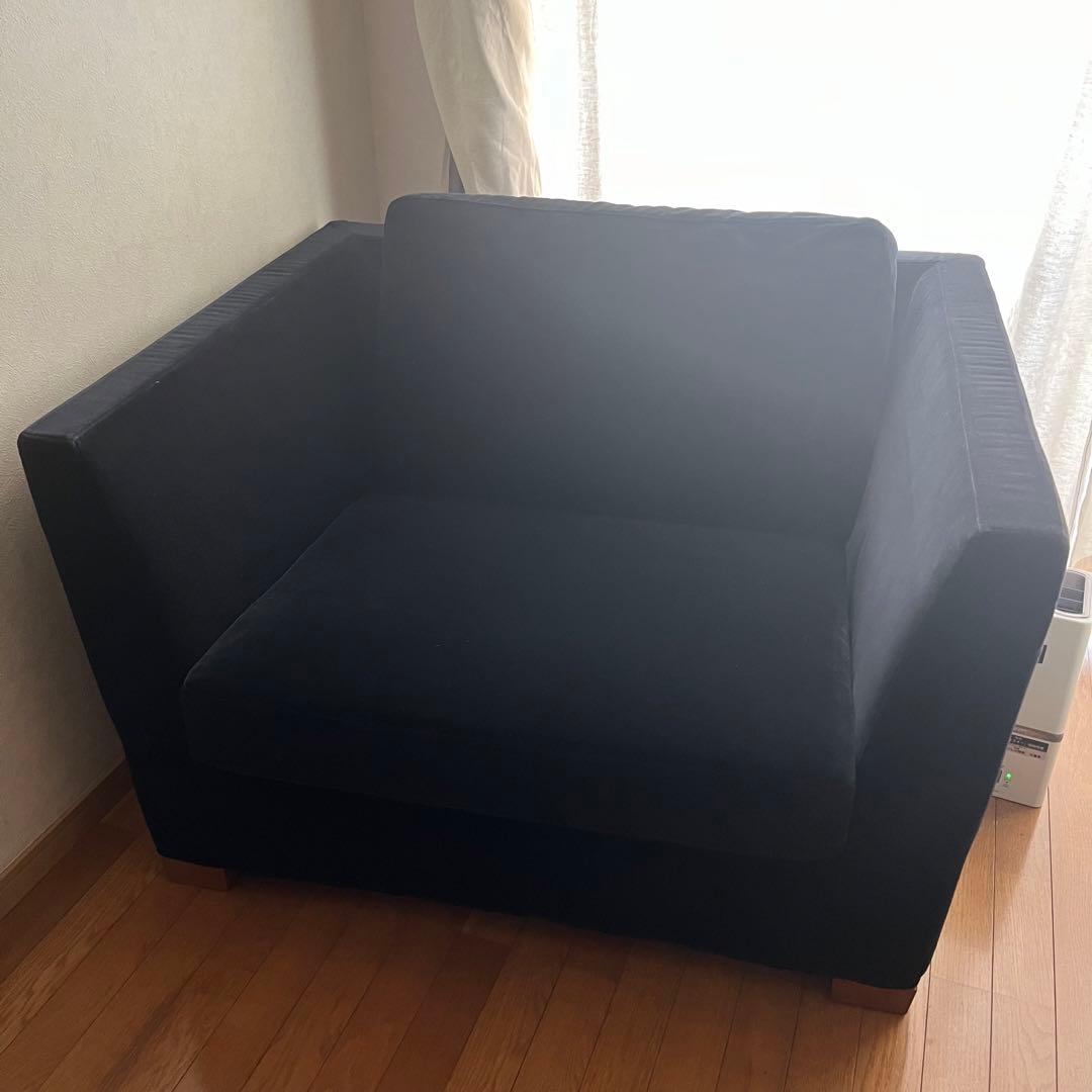 【送料込み】【匿名配送】IKEA ストックホルム　1人　ソファ（大きめ）