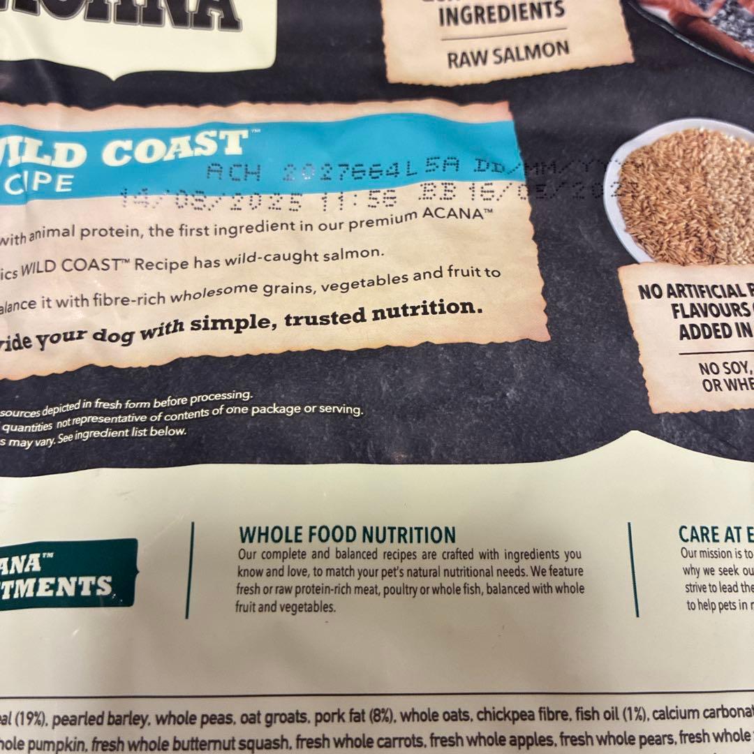 ドッグフード ACANA WILD COAST RECIPE 2kg