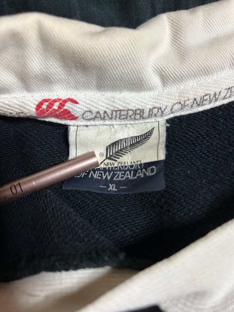90s Canterbury オールブラックス スウェット XL 黒