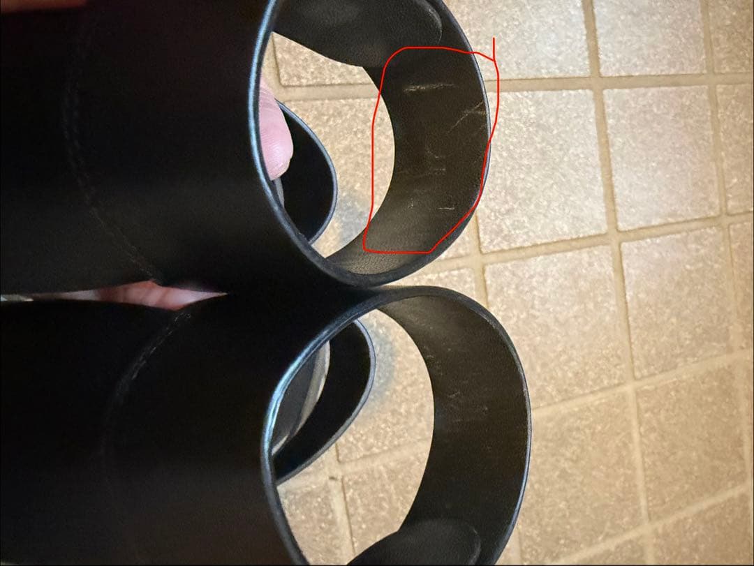 ニコラスカークウッド　パールソール　サンダル　黒　36