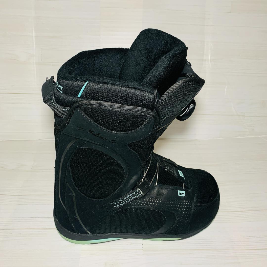 女性用スノーボードブーツ Boaシステム ブラック #0295