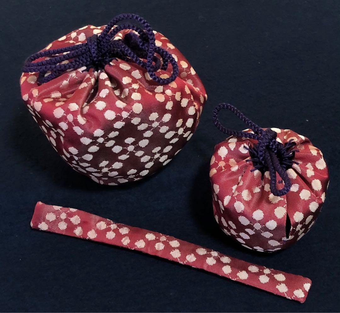 《R》杜若に八橋蒔絵 螺鈿 茶箱 お茶道具9点 仕覆付 元箱 260203く4