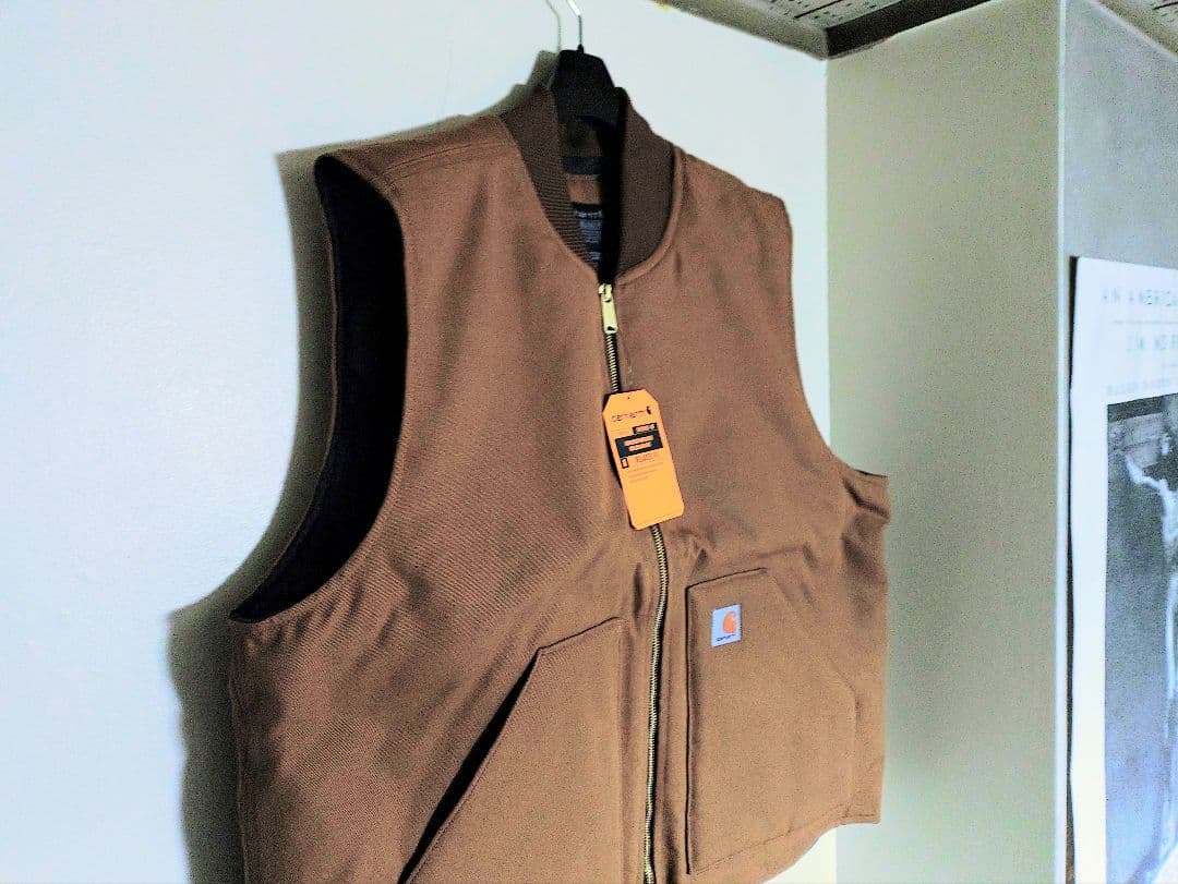 ✨❒Carhartt ブラウン ダックベスト【新品未使用】タグ付き