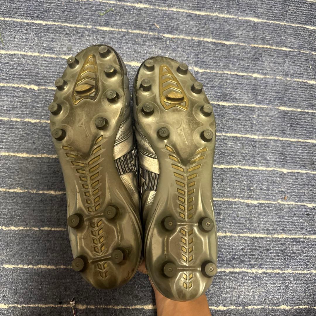 Mizuno サッカーシューズ シルバー 日本製