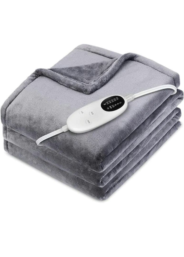 【電気毛布 】 【188cm x 130cm】【100W】【洗える】