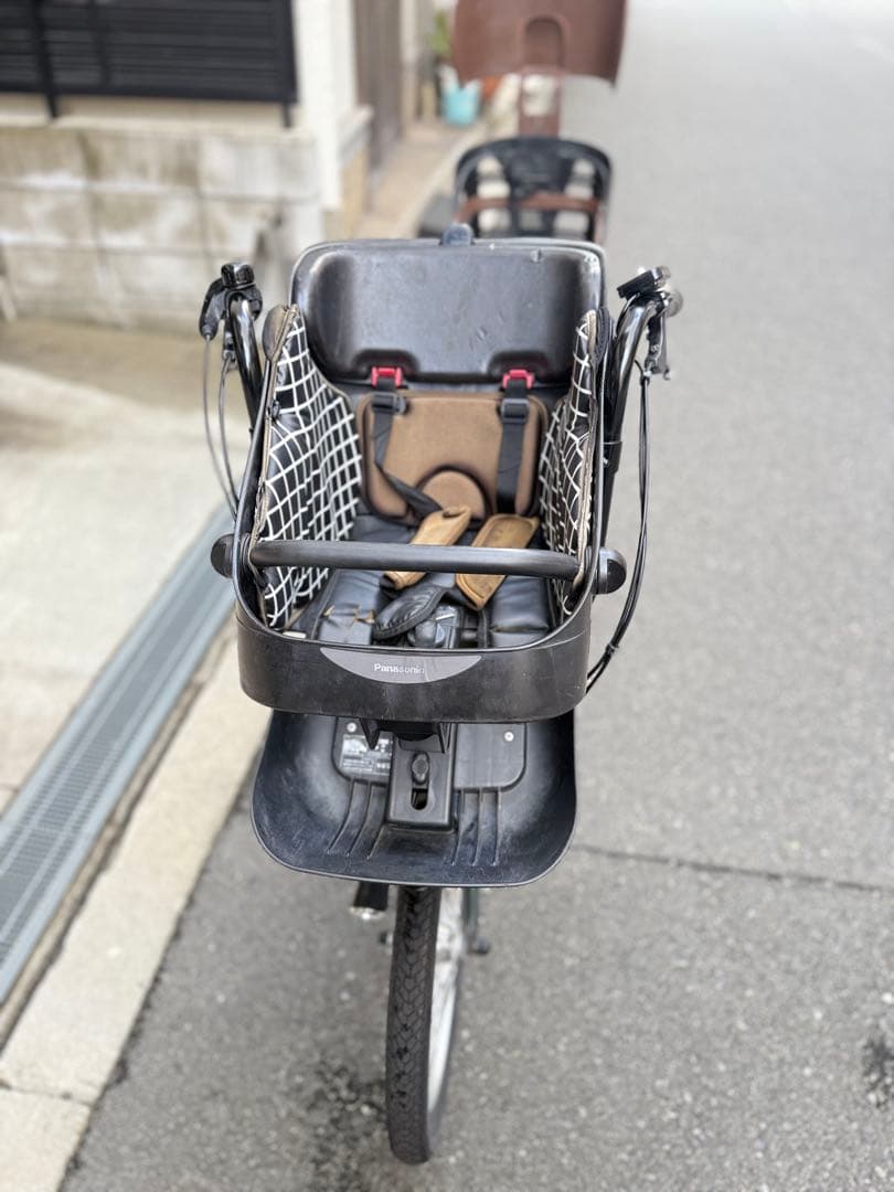 大阪府　子供乗せ　パナソニック　電動アシスト自転車 チャイルドシート付き