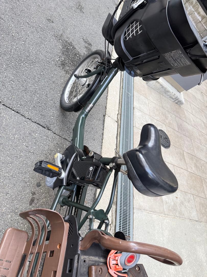 大阪府　子供乗せ　パナソニック　電動アシスト自転車 チャイルドシート付き