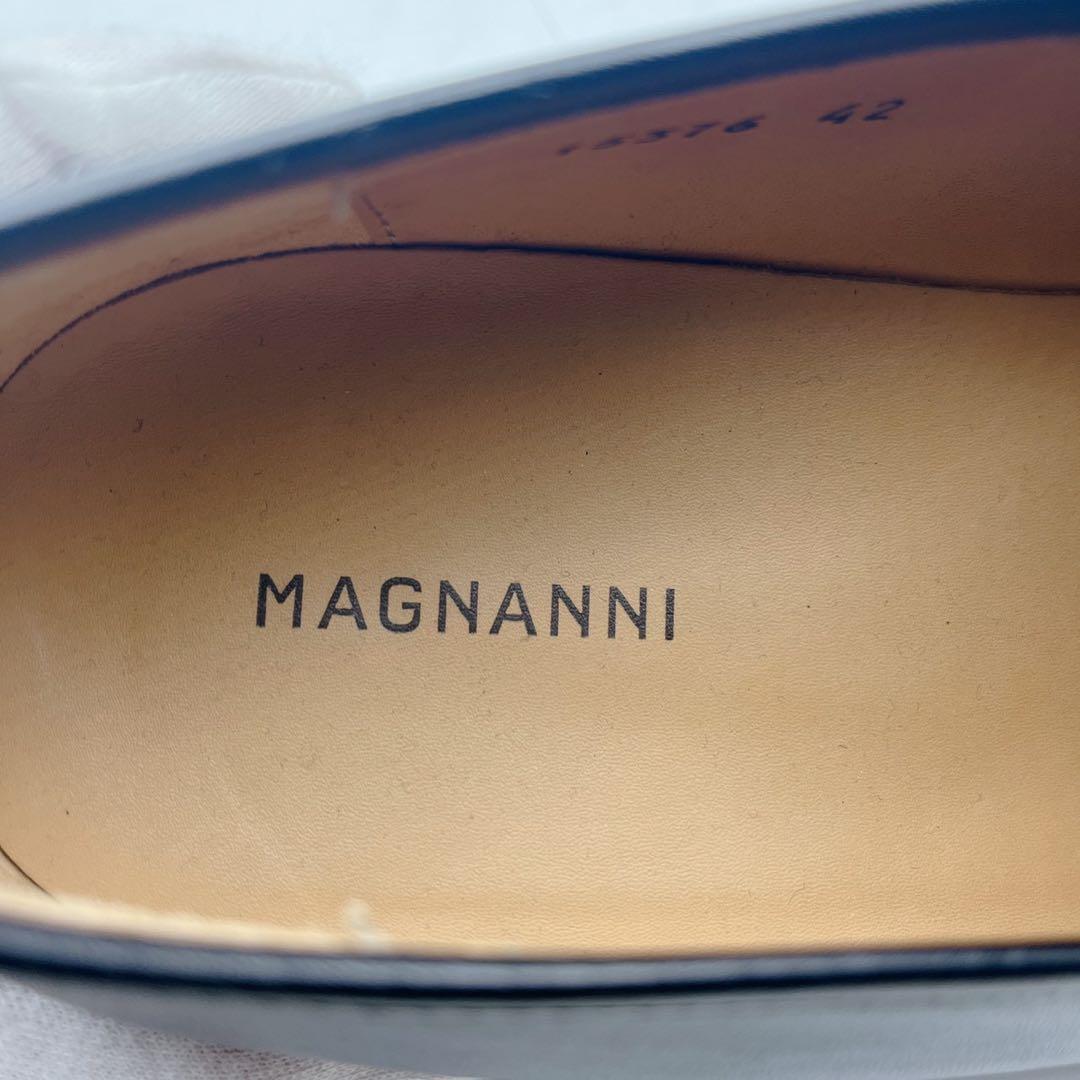 美品✨MAGNANNI マグナーニ ローファー 本革 メンズ 黒 42