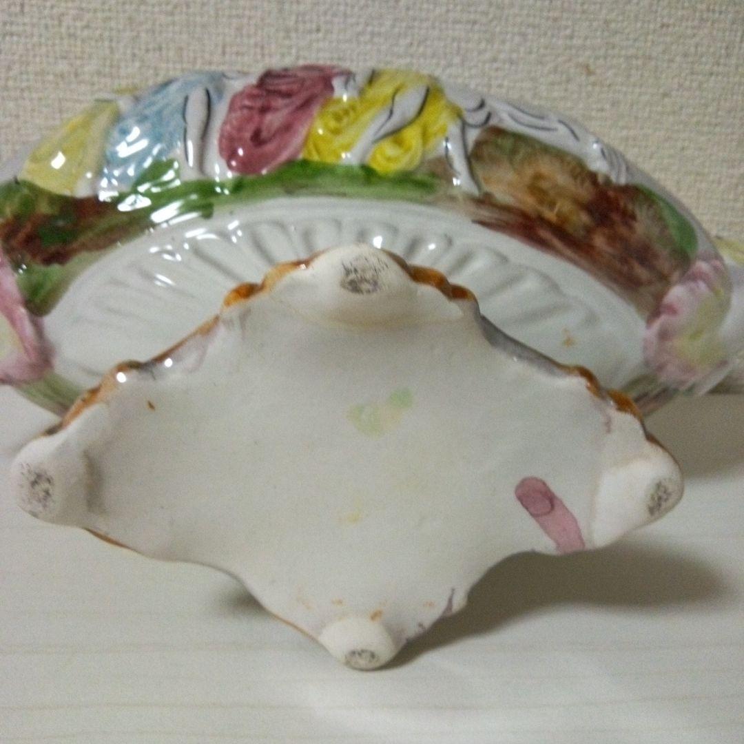 CAPODIMONTEカポディモンテ　イタリア陶器　ヴィンテージ　花瓶