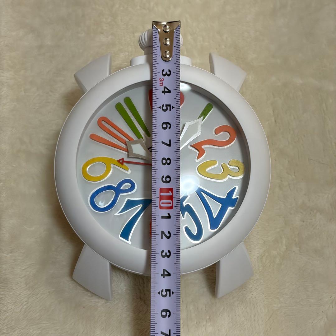 GaGa MILANO ガガミラノ 目覚まし時計 ホワイト 動作確認済