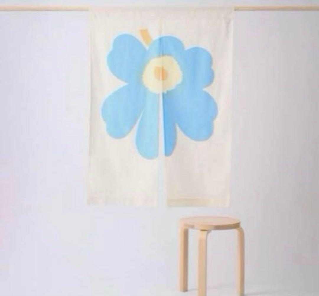 【日本限定】Unikko Noren カーテン 90×120cm 暖簾　のれん