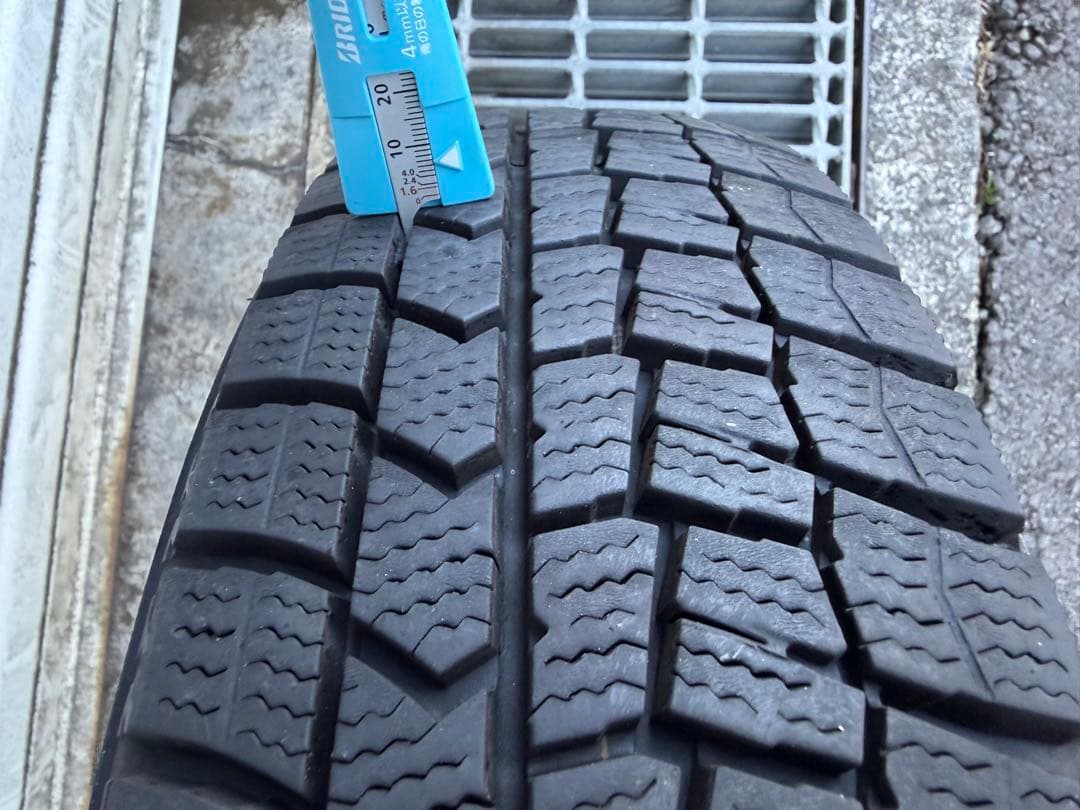ダンロップ 冬用タイヤ 155/65R14 ×4本 アルミホイール中古