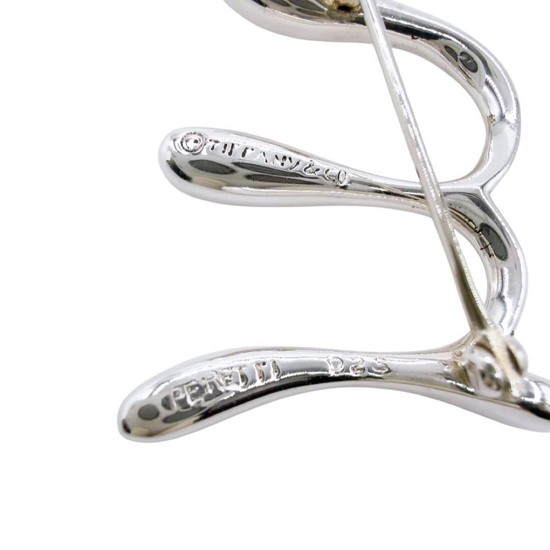 美品✨ティファニー イニシャル ブローチ m シルバー SV 925 セレモニー