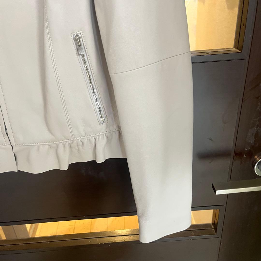 新品☆ ANAYI ラムレザークルー　ジャケット/セオリー、23区、ロペ