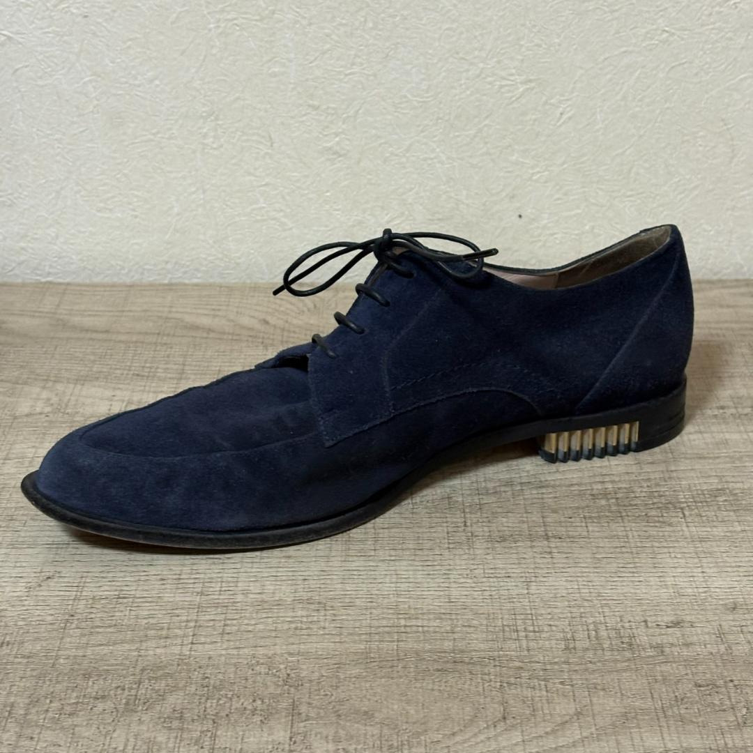 GIORGIO ARMANI スウェード ローファー 38 SIZE ネイビー