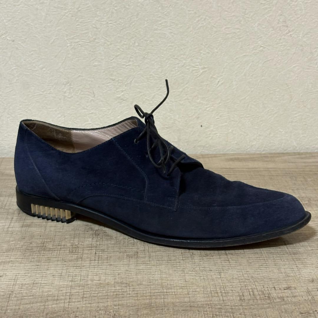 GIORGIO ARMANI スウェード ローファー 38 SIZE ネイビー