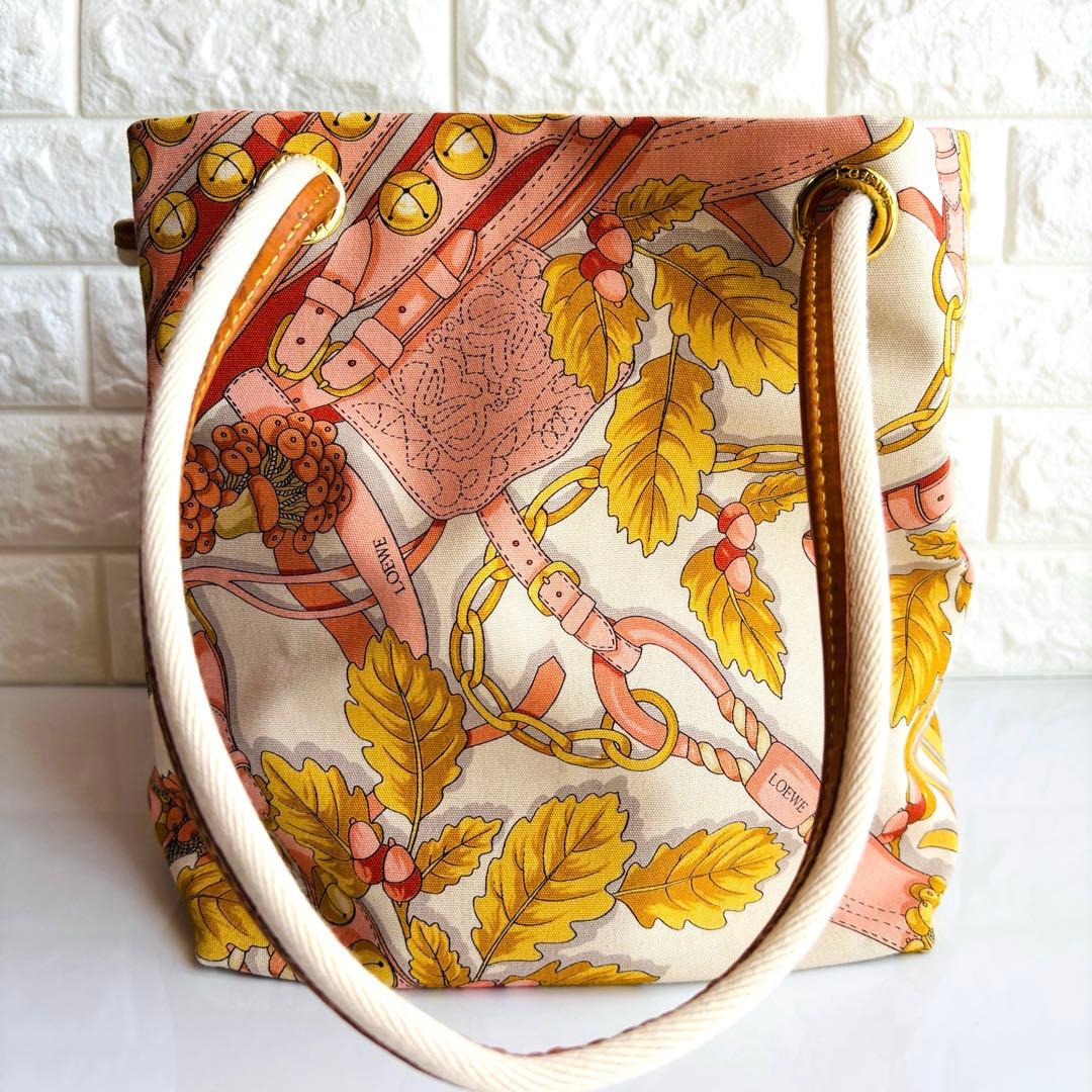 ✨掘り出し物✨LOEWE コットン ショルダーバッグ