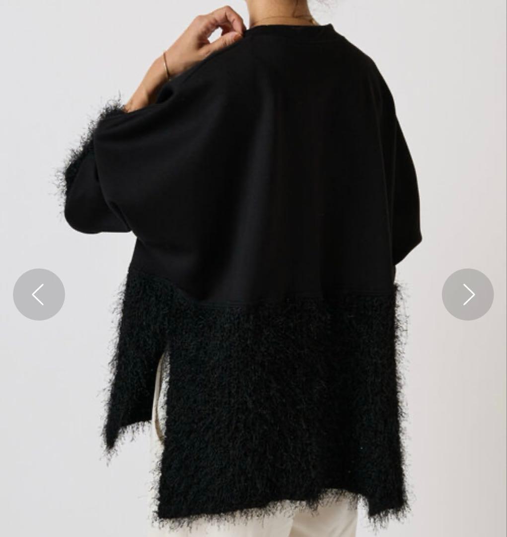 BEARDSLEY ビアズリーファンシーニットコンビトップス切替