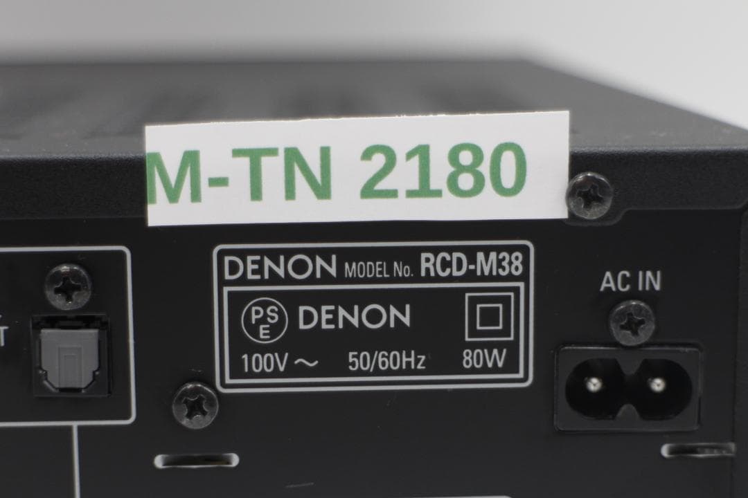 2180-DENON ミニコンポ RCD-M38 ペアスピーカーSC-M37