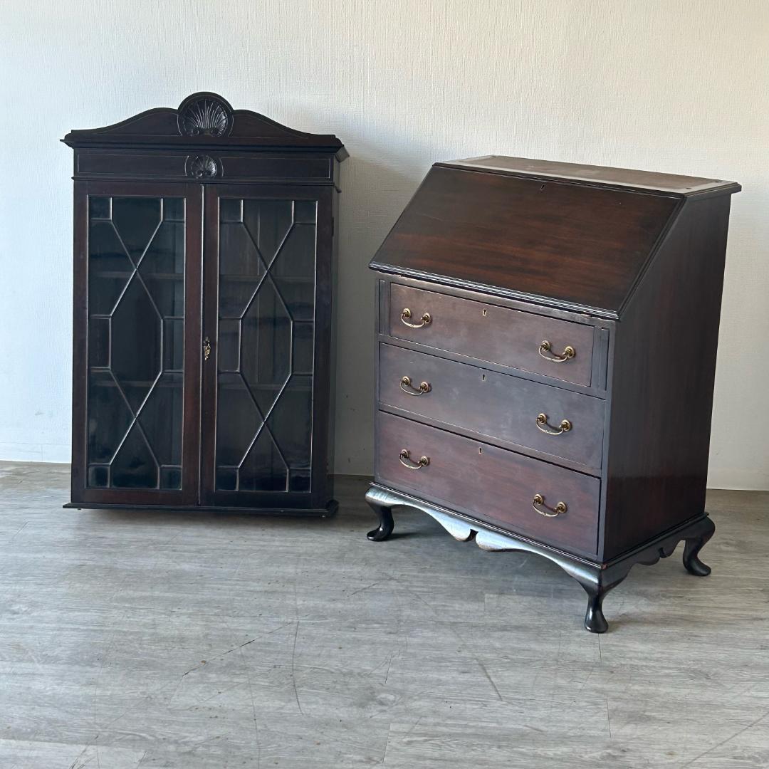 アンティーク 家具 ビューローブックケース 1930年頃 英国製 529A