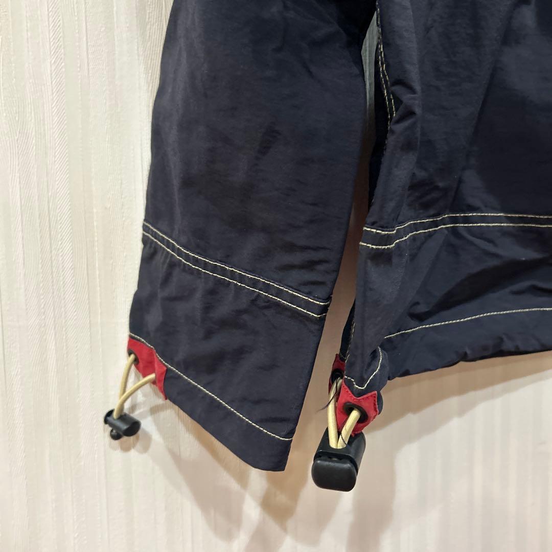  90s ナイロンジャケット ネイビー/レッド