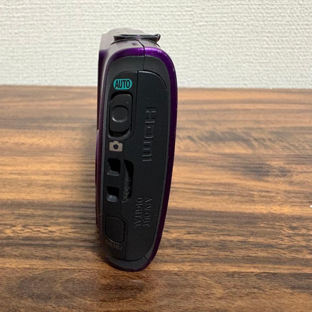 【動作品】Canon IXY 600F コンデジ パープル 作例あり