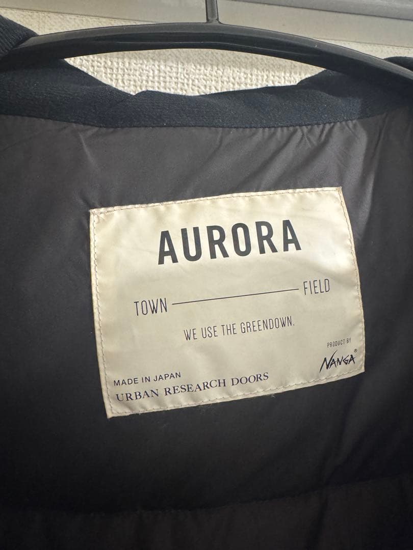 URBAN RESEARCH DOORS×NANGA　ダウン カーキ　サイズ38