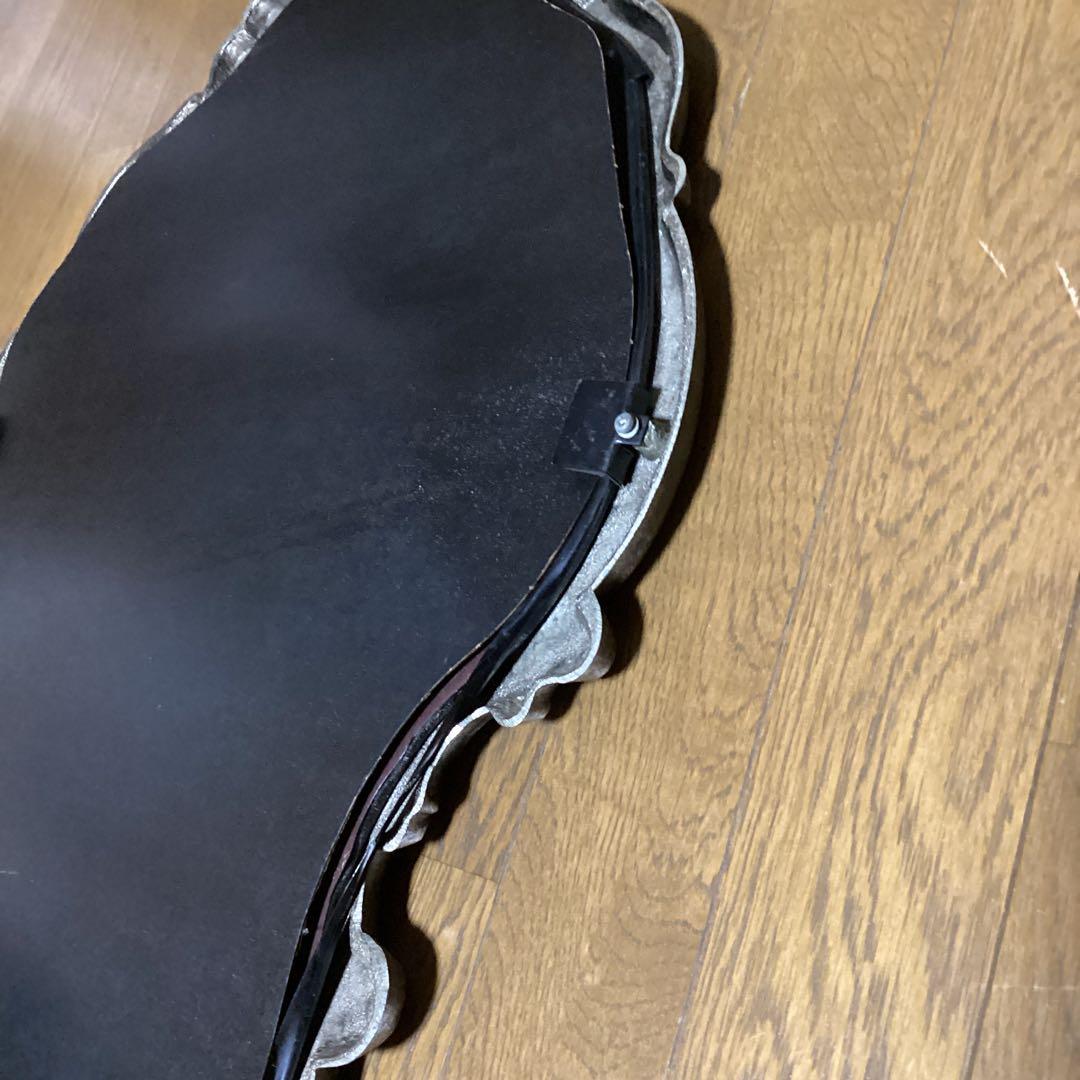 ロココ調　鏡　ミラー　アンティーク加工　壁掛けミラー　玄関鏡