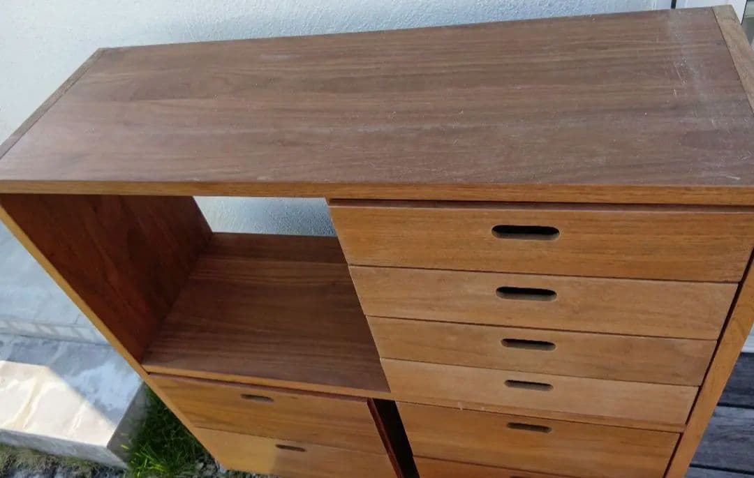 スタッキングシェルフ　木製ラック 無印 ウォールナット