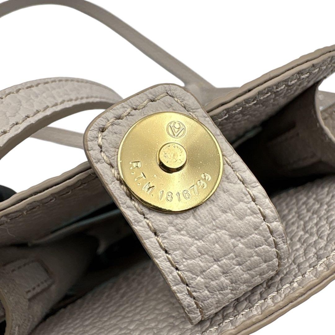 極美品 IANNE ラポシュ スマホショルダー ベージュ ATAO アタオ 本革