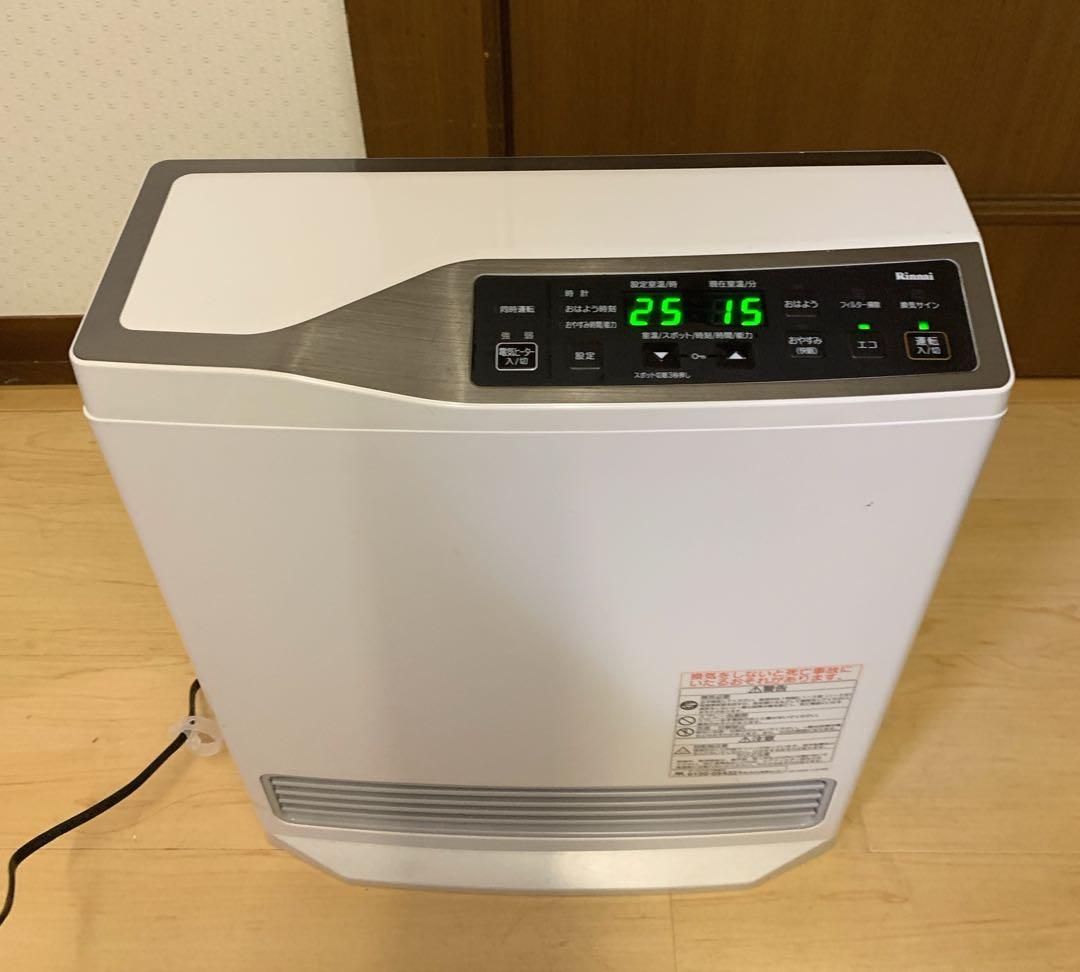値下【美品】リンナイ 電気+ガスファンヒーター　LPガス　RCDH-T3501E
